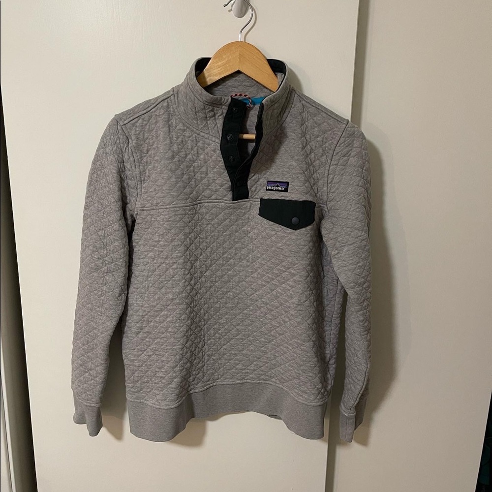 patagonia snap quilt pull-over